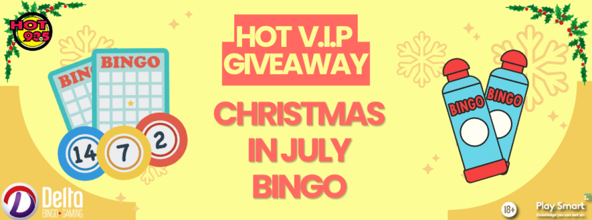 Hot Christmas in July Bingo